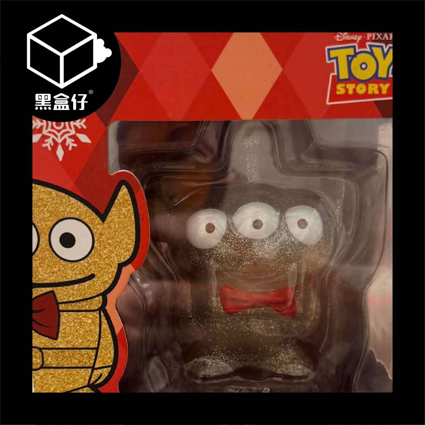 【黑盒仔】DISNEY迪士尼-三眼怪金色閃粉款