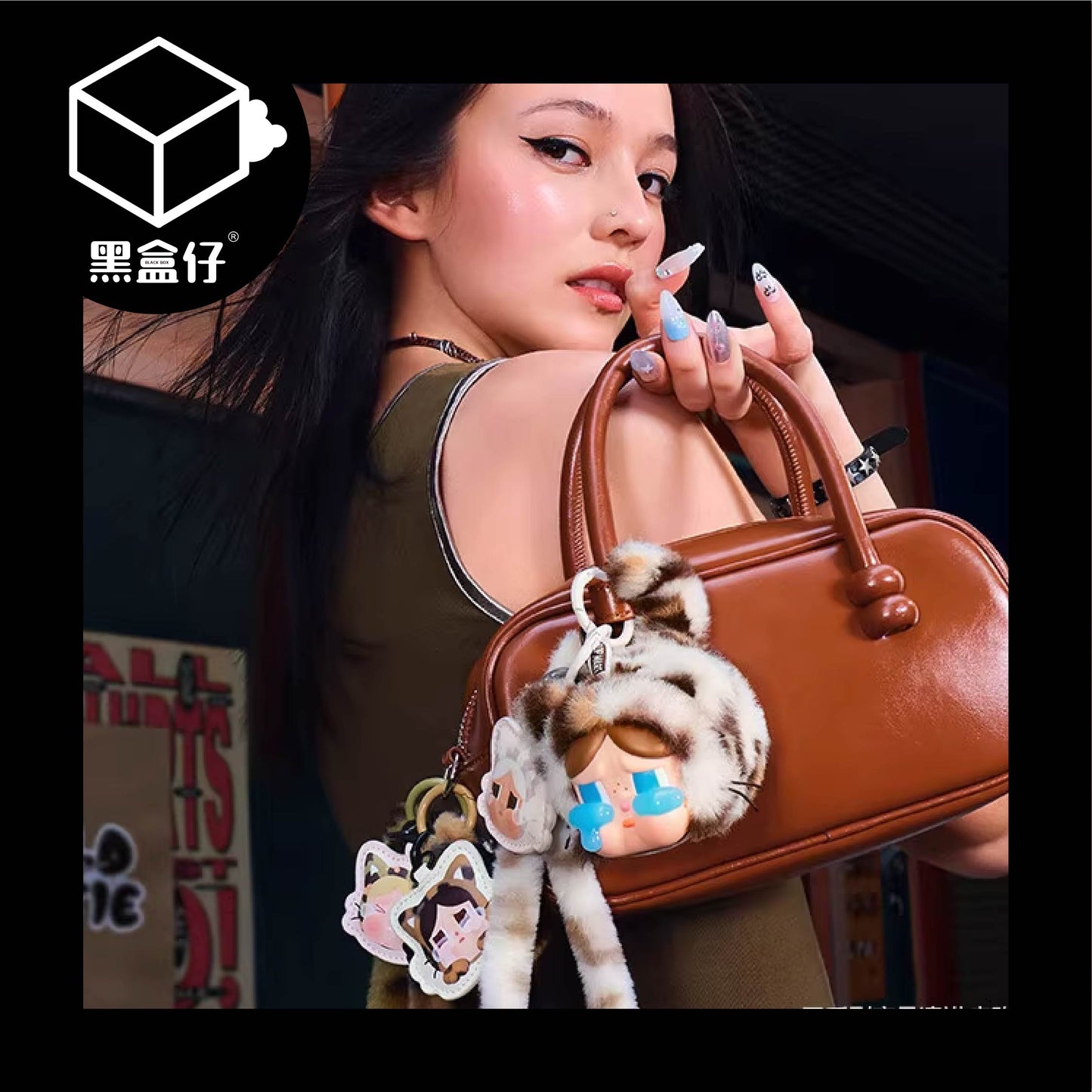 【黑盒仔】POPMART泡泡瑪特-CRYBABY豹豹猫猫系列毛絨掛件