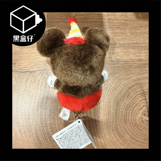 【黑盒仔】DISNEY迪士尼-日本限定米奇米妮生日快樂毛絨擺件
