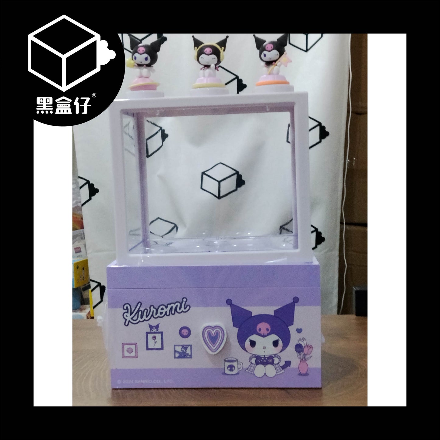 【黑盒仔】SANRIO三麗鷗家族-酷洛米多功能展示置物盒