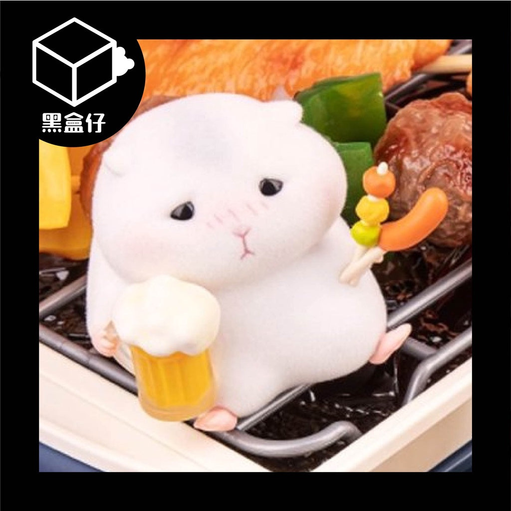 【黑盒仔】麻糬絨毛倉鼠克拉克系列-超級大吃貨