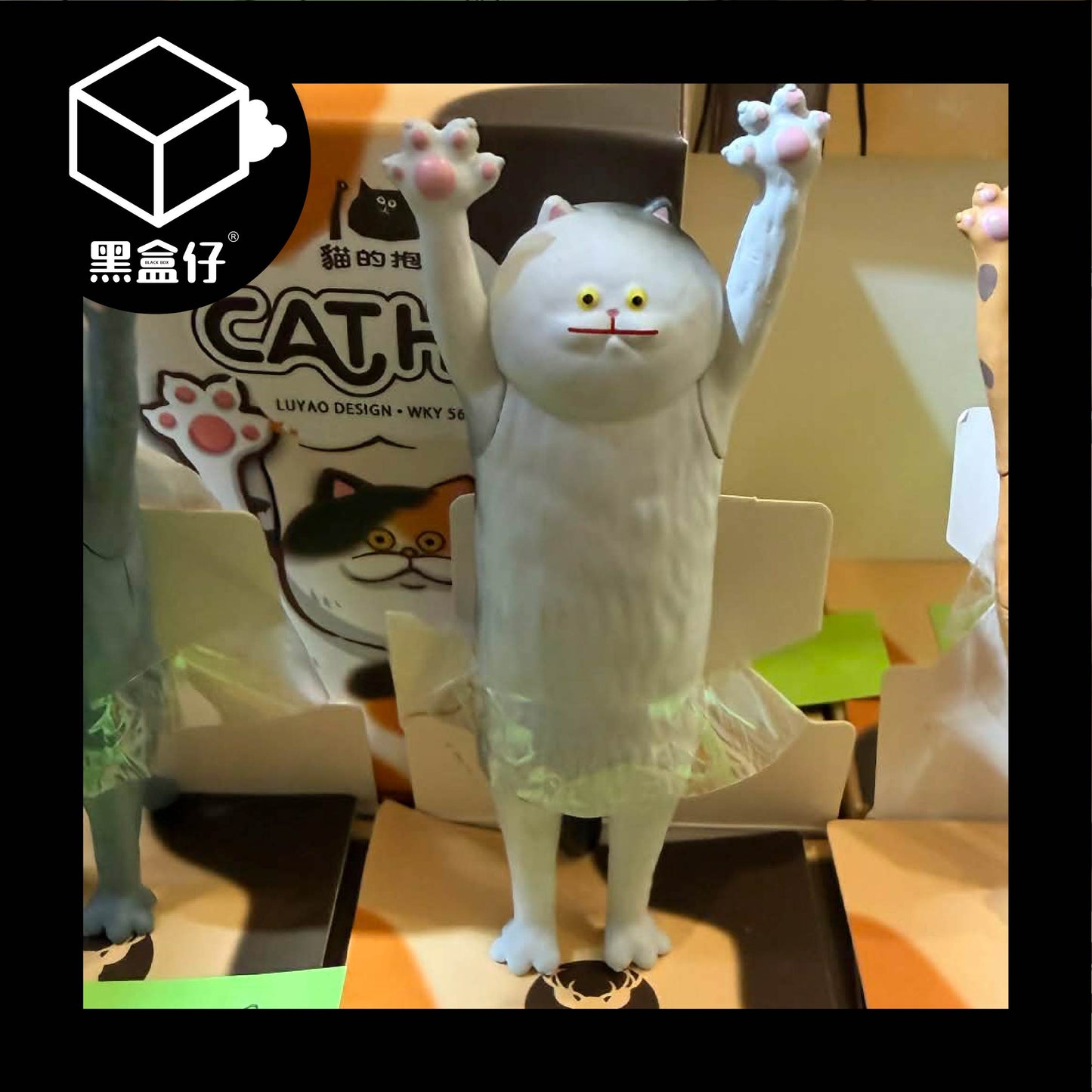 【黑盒仔】貓的抱抱擺件系列