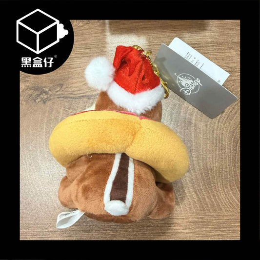 【黑盒仔】DISNEY迪士尼-日本聖誕節限定奇奇&蒂蒂毛絨吊飾掛件