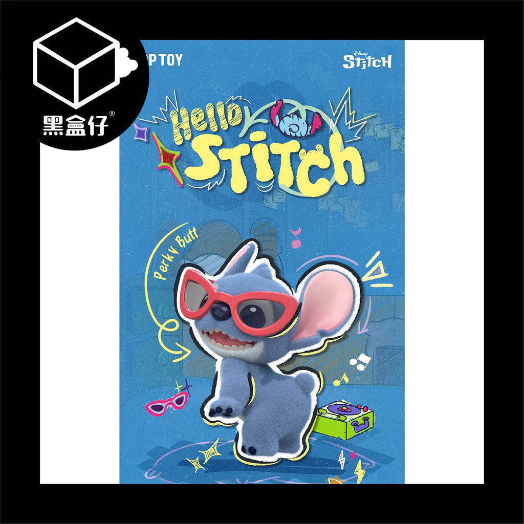【黑盒仔】DISNEY迪士尼史迪奇-HELLO 史迪奇植絨系列