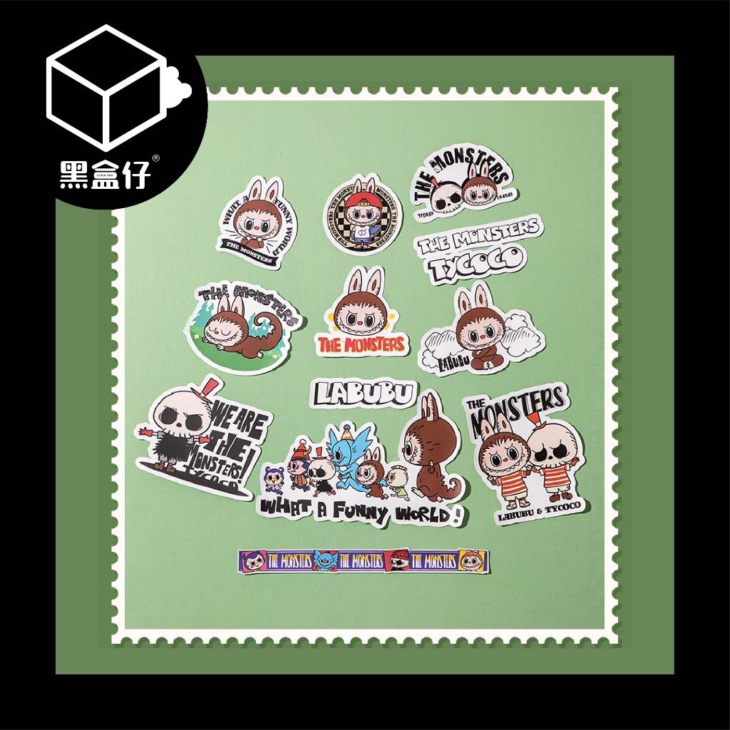 【黑盒仔】POPMART泡泡瑪特-THE MONSTERS出遊系列-貼紙