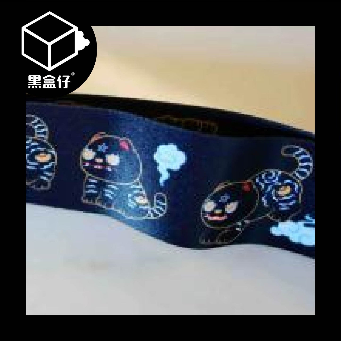 【黑盒仔】北港武德宮-武德宮造型抱枕毯-黑虎行李束帶