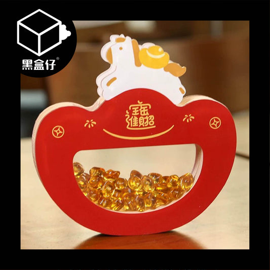 【黑盒仔】2026馬年新年過節招財裝飾擺件