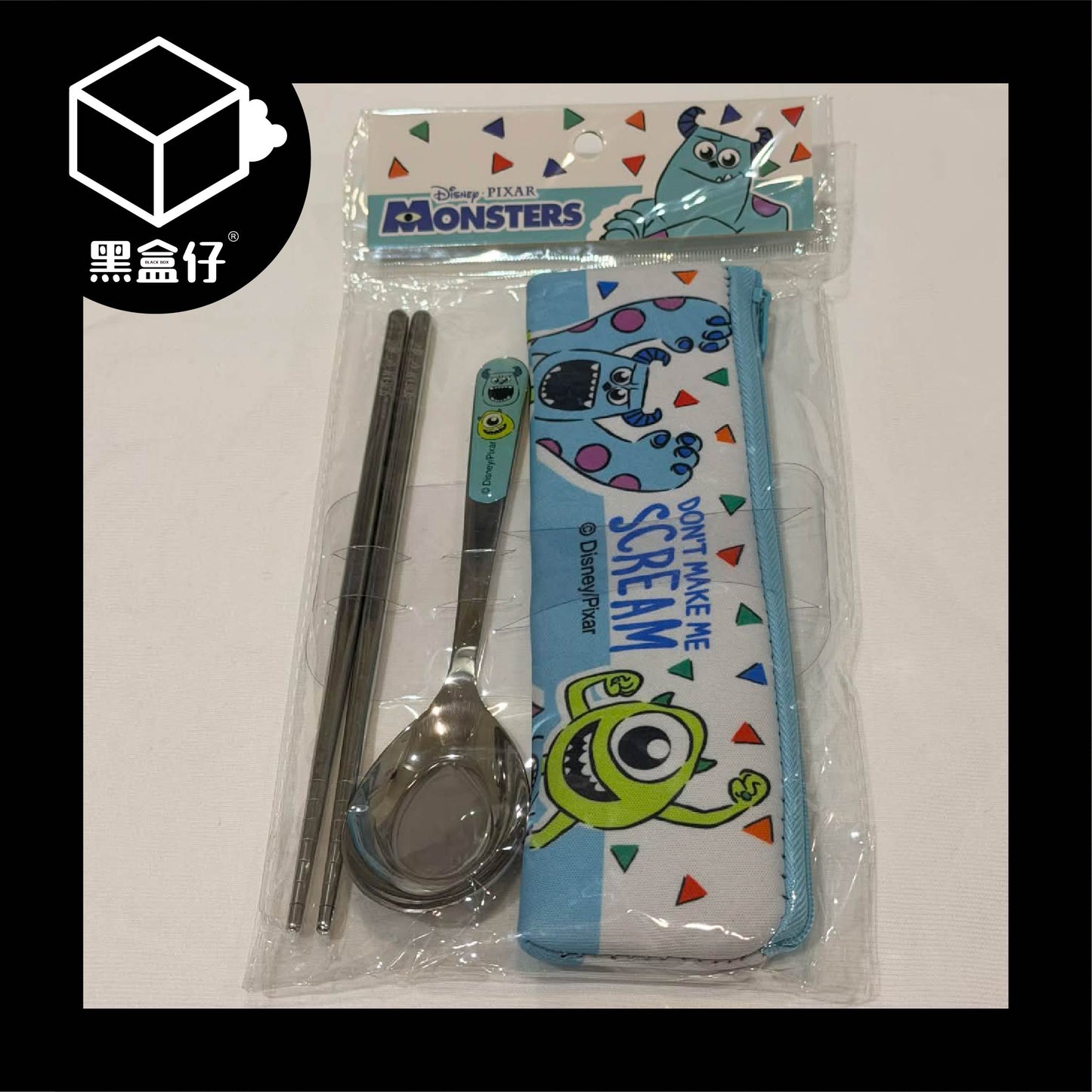 【黑盒仔】DISNEY迪士尼-潛水布304不鏽鋼餐具組