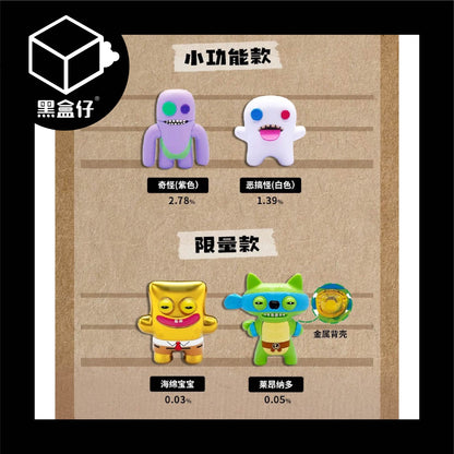 【黑盒仔】FUGGLER放克牙寶-迷你二代鑰匙圈系列