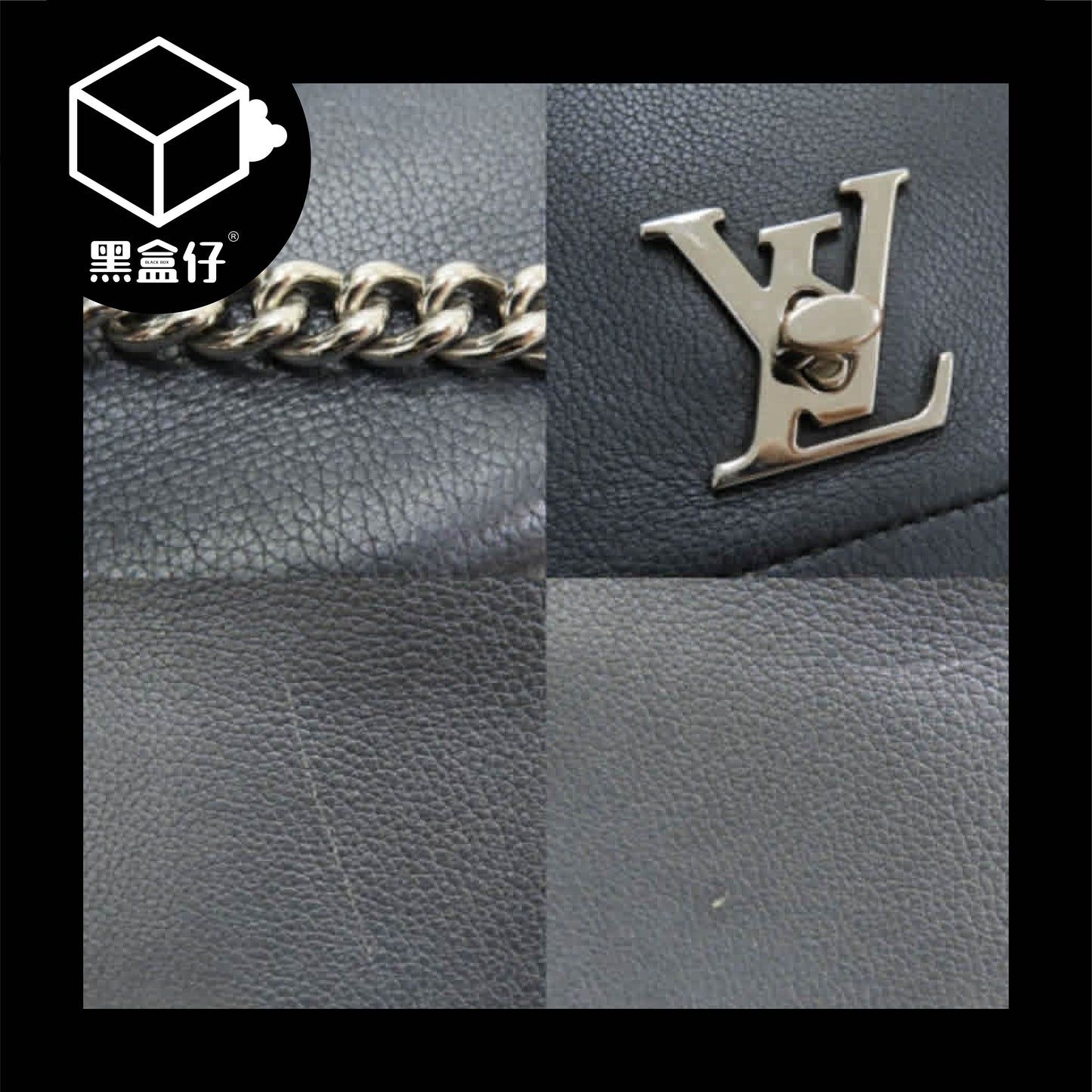 【黑盒仔二手】LOUIS VUITTON路易威登-黑色牛皮LockmeⅡ BB 兩用包 M51200(已絕版)