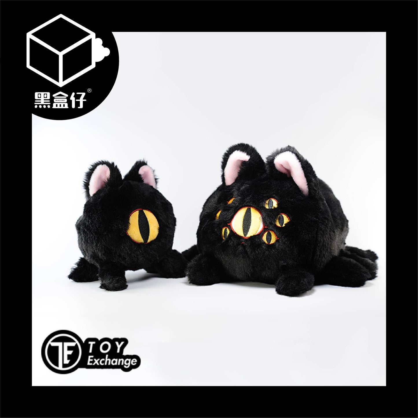 【黑盒仔】ABAOTOYS-SPIDER CAT深淵蜘蛛貓毛絨玩偶