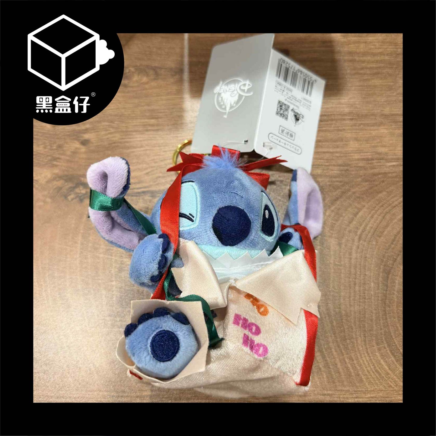 【黑盒仔】DISNEY迪士尼-日本聖誕節限定史迪奇毛絨吊飾掛件