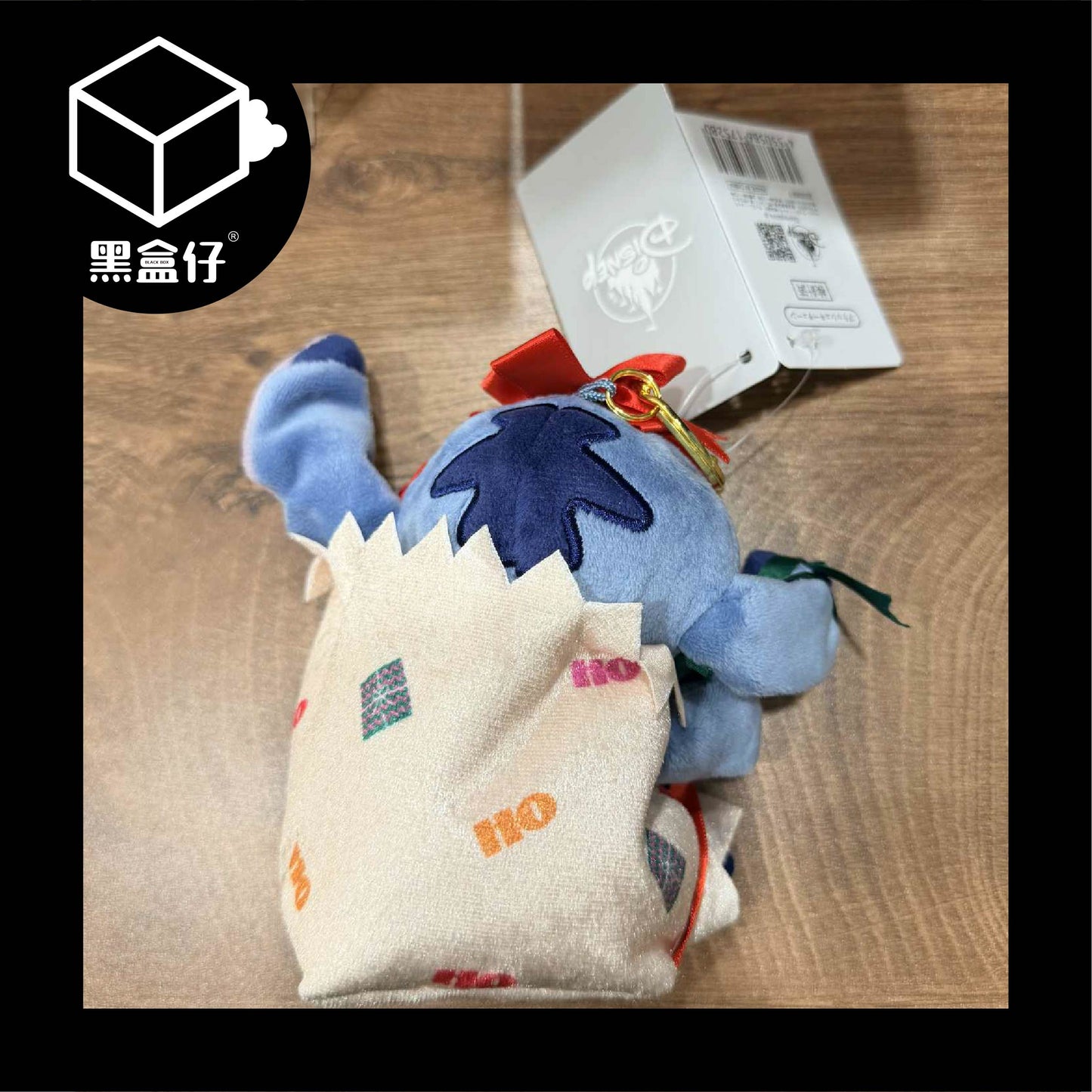 【黑盒仔】DISNEY迪士尼-日本聖誕節限定史迪奇毛絨吊飾掛件