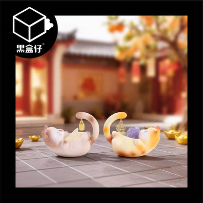 【黑盒仔】福氣貼貼貓好運晶石系列