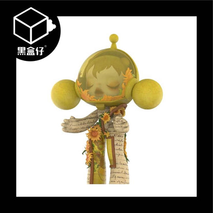 【黑盒仔】POPMART泡泡瑪特-MEGA α SKULLPANDA 400% 梵谷博物館．向日葵(限宅配)