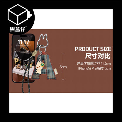 【黑盒仔】POPMART泡泡瑪特-LABUBU心底密碼系列A-M/N-Z字母掛件