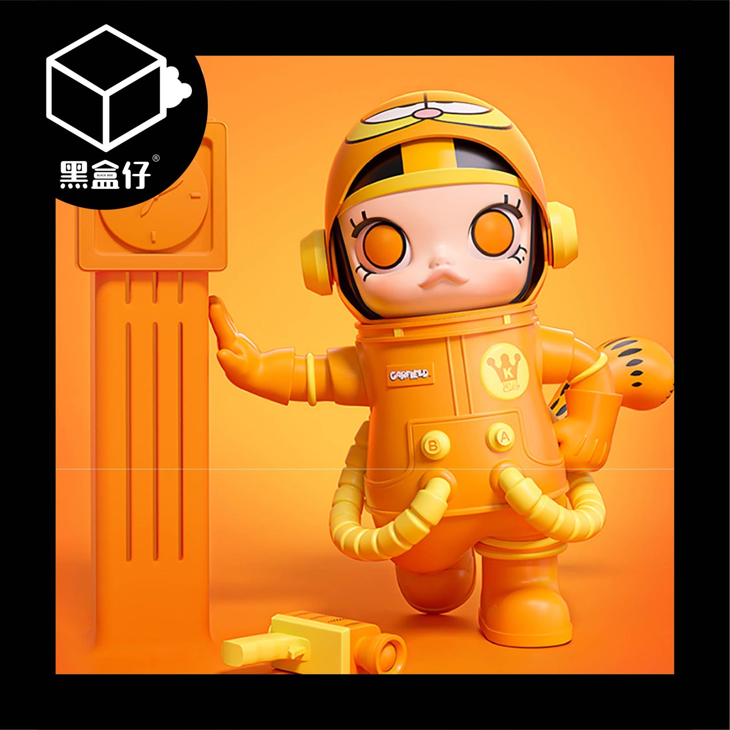 【黑盒仔】POPMART泡泡瑪特-MEGA SPACE MOLLY-旺來400%