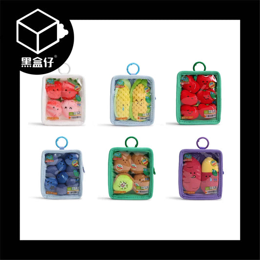 【黑盒仔】毛絨卡通水果盤掛件系列