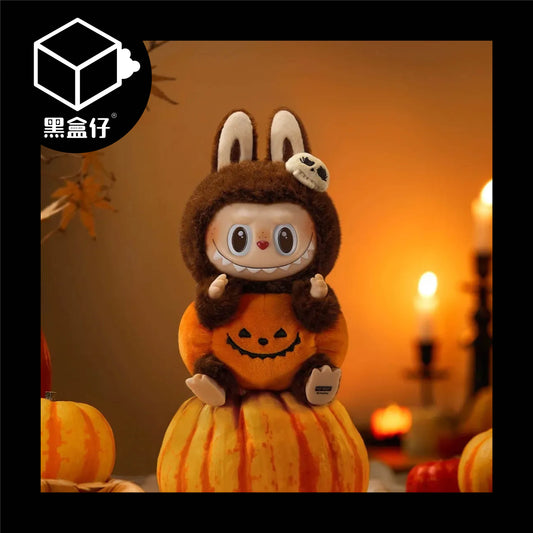 【黑盒仔】POPMART泡泡瑪特-LABUBU萬聖節南瓜限定搪膠毛絨掛件