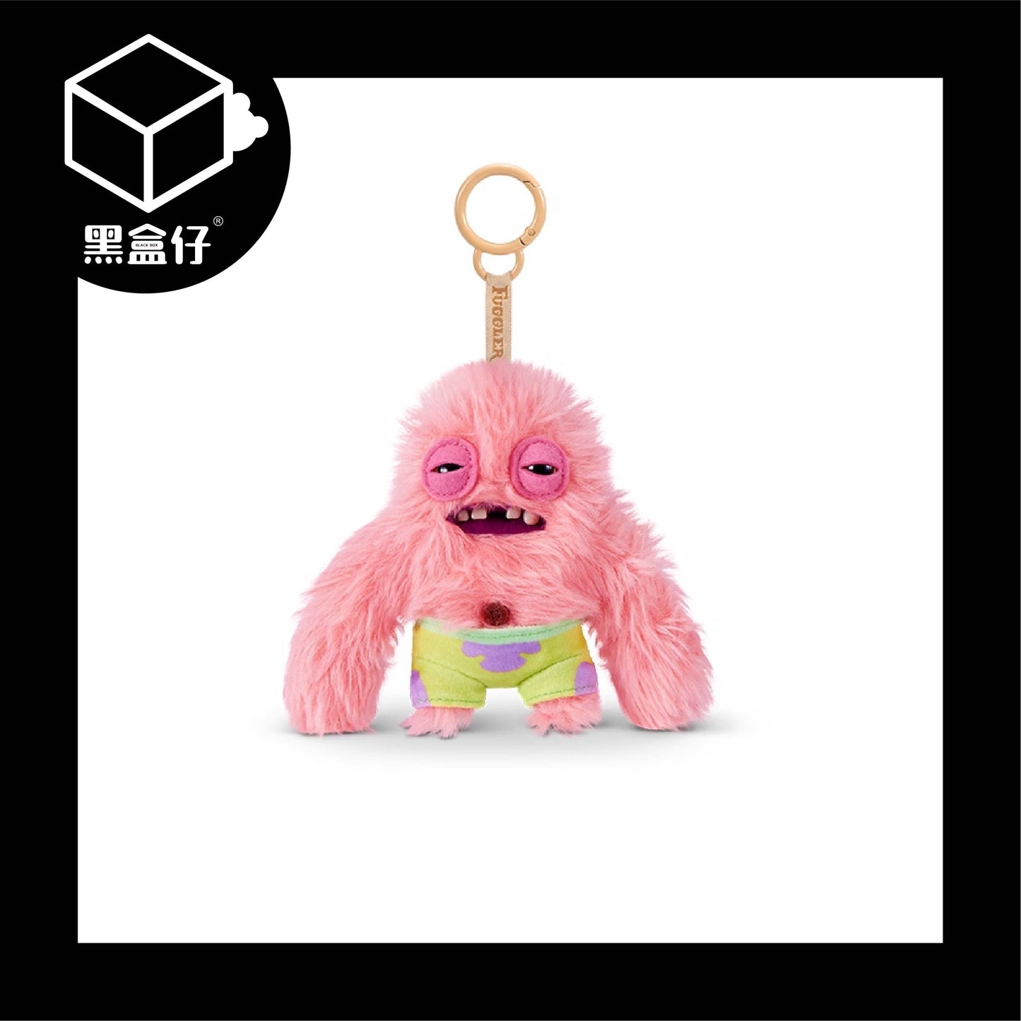 【黑盒仔】FUGGLER放克牙寶-海綿寶寶聯名款毛絨掛件鑰匙圈系列