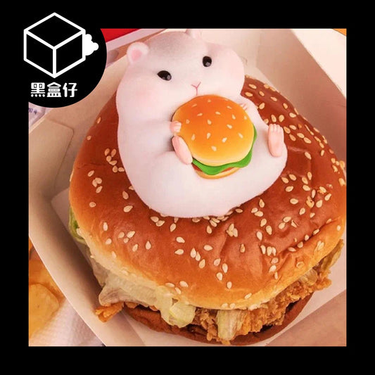 【黑盒仔】麻糬絨毛倉鼠克拉克系列-超級大吃貨