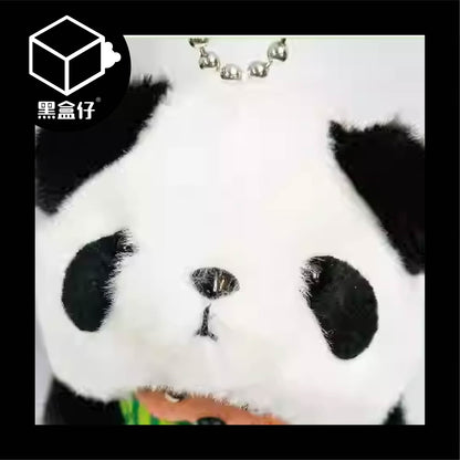 【黑盒仔】MONCHHICHI蒙奇奇-貓熊毛絨掛件