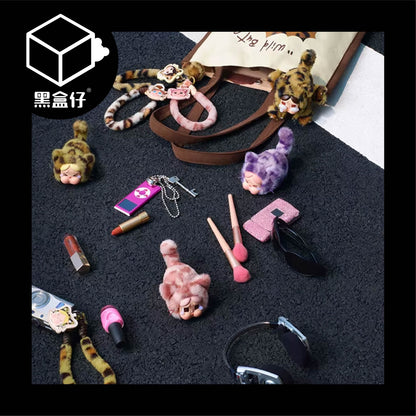 【黑盒仔】POPMART泡泡瑪特-CRYBABY豹豹猫猫系列毛絨掛件