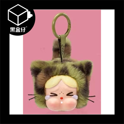 【黑盒仔】POPMART泡泡瑪特-CRYBABY豹豹猫猫系列毛絨掛件