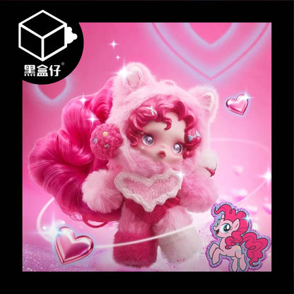 【黑盒仔】POPMART泡泡瑪特-SKULLPANDA X 小馬寶莉系列毛絨公仔掛件