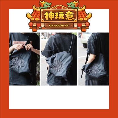 【神玩意】大甲鎮瀾宮-宮徽刺繡單肩包