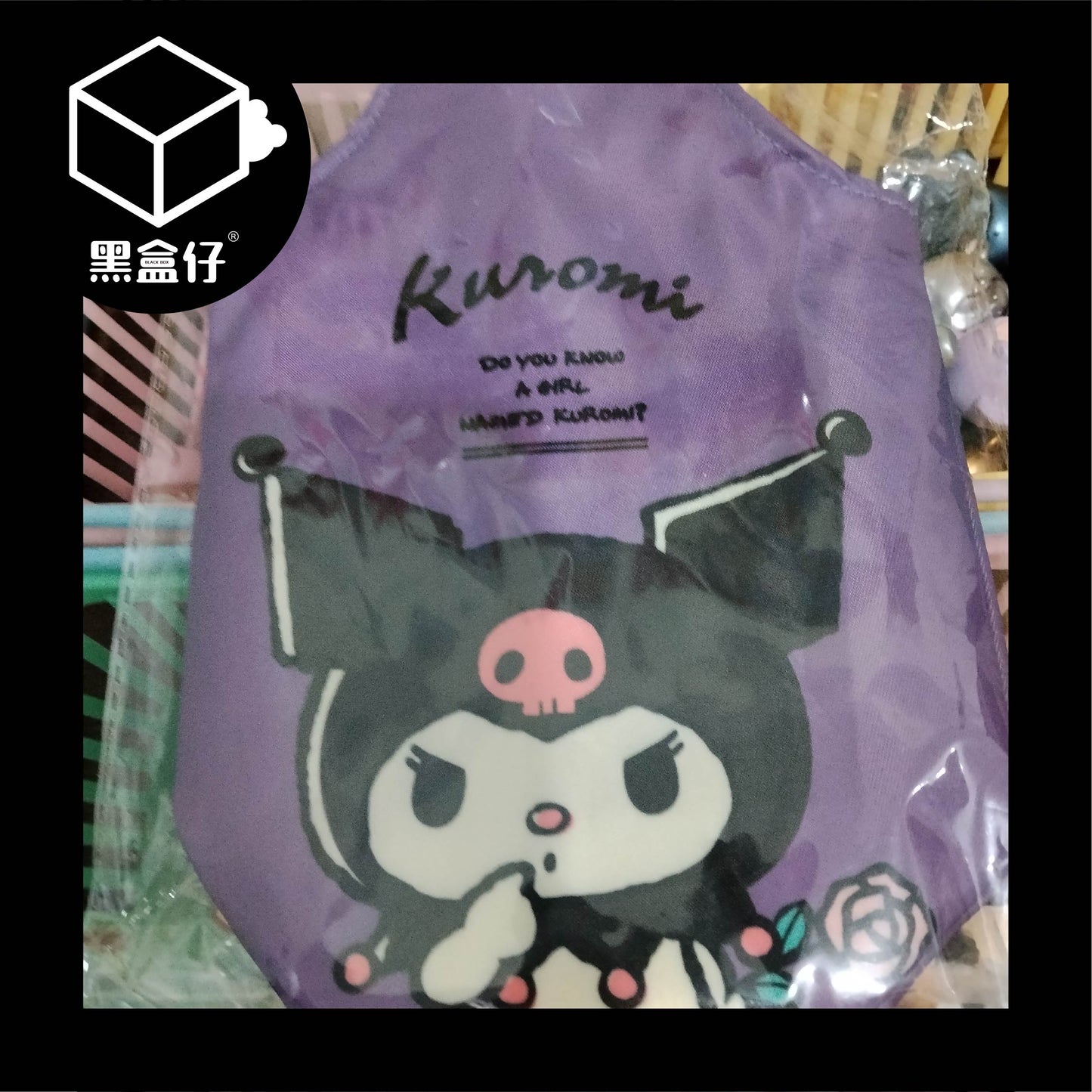 【黑盒仔】SANRIO三麗鷗家族-酷洛米&美樂蒂雙面圖案水壺飲料袋