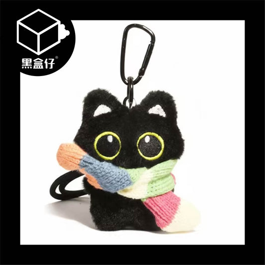 【黑盒仔】YOSIDA-大眼黑貓毛絨掛件