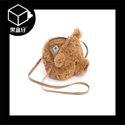 【黑盒仔】JELLYCAT-巴塞羅熊包包毛絨斜背包(已絕版）