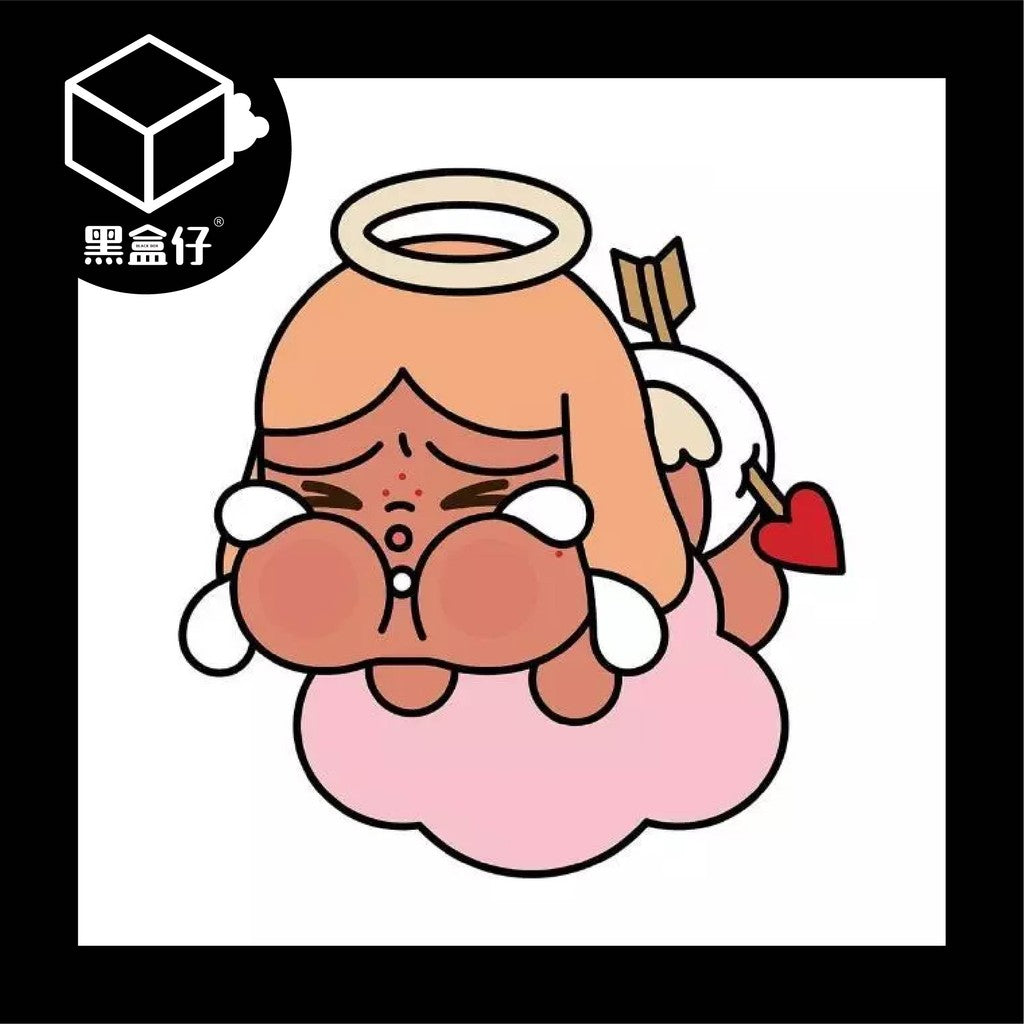 【黑盒仔】POPMART泡泡瑪特-CRYBABY哭娃-CRYING FOR LOVE天使徽章(已絕版)