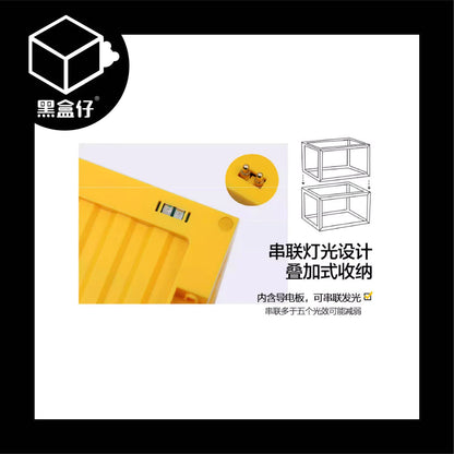 【黑盒仔】POPMART泡泡瑪特-彩色貨櫃箱發光展示盒