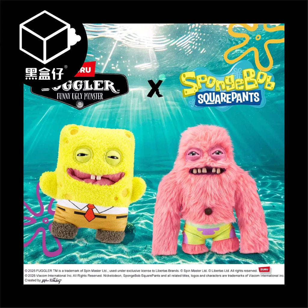 【黑盒仔】FUGGLER放克牙寶-海綿寶寶聯名9吋擺件系列