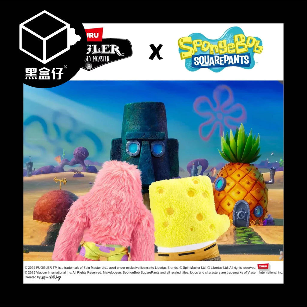 【黑盒仔】FUGGLER放克牙寶-海綿寶寶聯名9吋擺件系列