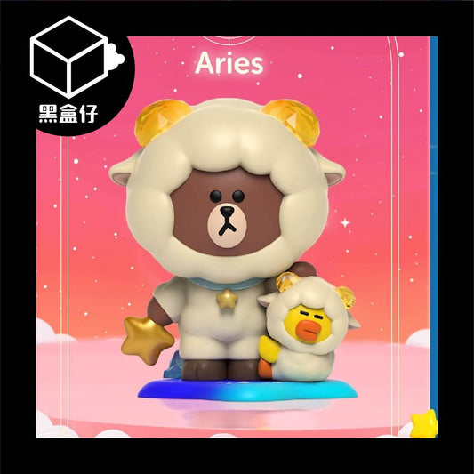 【黑盒仔】MIGHTY JAXX LINEFRIENDS系列-星座系列