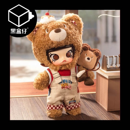【黑盒仔】POPMART泡泡瑪特-MOLLY小熊麵包1/8可動玩偶