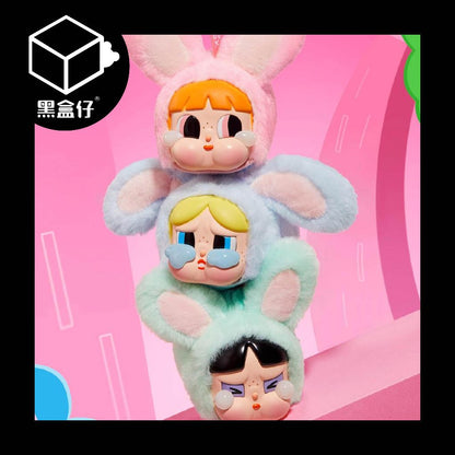 【黑盒仔】POPMART泡泡瑪特-CRYBABY哭娃×飛天小女警趴姿絨毛系列