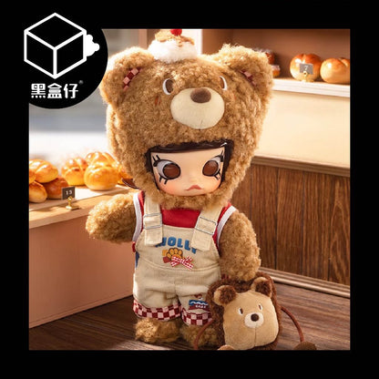 【黑盒仔】POPMART泡泡瑪特-MOLLY小熊麵包1/8可動玩偶