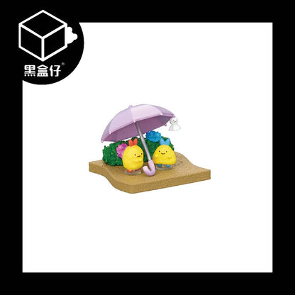 【黑盒仔】RE-MENT角落生物系列-雨中漫步