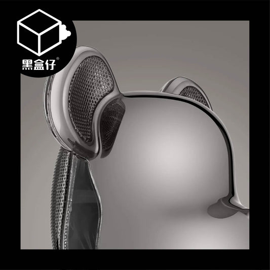 【黑盒仔】BE@RBRICK Audio 400% 藍牙音響 Bluetooth® Speaker-星鑠鈦 Chrome Platinum(已絕版)